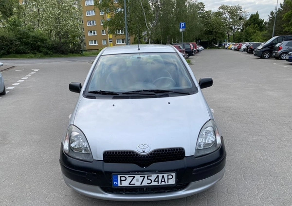 Toyota Yaris cena 3999 przebieg: 352967, rok produkcji 2000 z Poznań małe 352